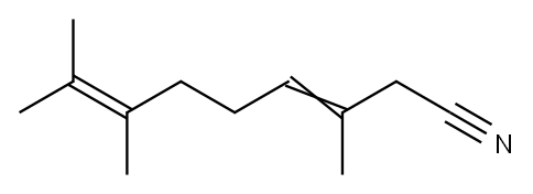 3,7,8-trimethylnona-3,7-dienenitrile 结构式