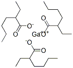 gallium 2-ethylhexanoate Structure