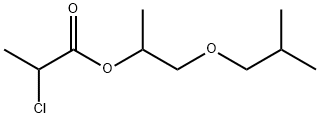 1-methyl-2-(2-methylpropoxy)ethyl 2-chloropropionate|