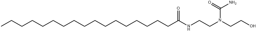 N-[2-[(aminocarbonyl)(2-hydroxyethyl)amino]ethyl]stearamide Structure