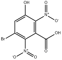 3-BROMO-5-HYDROXY-2,6-DINITRO-BENZOIC ACID 结构式