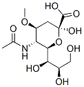 4-O-methyl-N-acetylneuraminic acid Structure