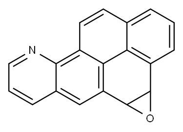 10-azabenzo(a)pyrene 4,5-oxide 结构式