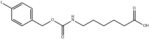 6-[[[(4-Iodophenyl)methoxy]carbonyl]amino]hexanoic acid Structure