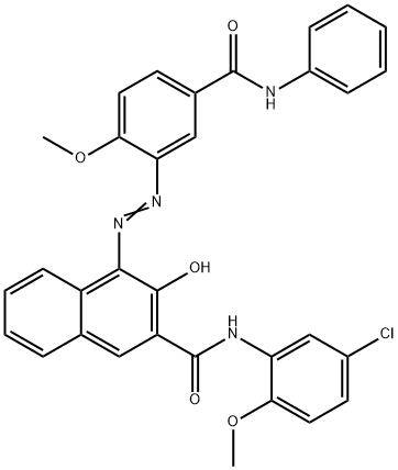 N-(5-chloro-2-methoxyphenyl)-3-hydroxy-4-[[2-methoxy-5-[(phenylamino)carbonyl]phenyl]azo]naphthalene-2-carboxamide|颜料红269
