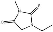 1-ethyl-3-methyl-2-thioxoimidazolidin-4-one 结构式