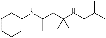 N4-cyclohexyl-2-methyl-N2-(2-methylpropyl)pentane-2,4-diamine 结构式