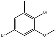 2,5-dibromo-3-methylanisole 结构式