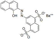 barium 3-[(1-hydroxy-2-naphthyl)azo]naphthalene-1,5-disulphonate 结构式