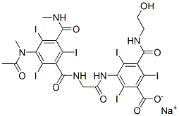 IOXAGLATE SODIUM, 67992-58-9, 结构式