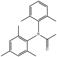 N-(2,6-Dimethylphenyl)-N-(2,4,6-trimethylphenyl)acetamide Structure