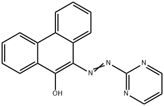 10-[(2-Pyrimidinyl)azo]-9-phenanthrenol 结构式