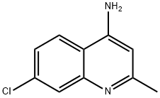 4-AMINO-7-CHLORO-2-METHYLQUINOLINE 结构式