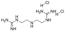 N,N'''-(iminodiethylene)bisguanidine dihydrochloride 结构式