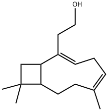 6,10,10-Trimethylbicyclo[7.2.0]undeca-2,5-diene-2-ethanol Structure