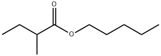 2-甲基丁酸戊酯 结构式