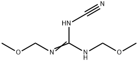 N-cyano-N',N''-bis(methoxymethyl)guanidine 结构式