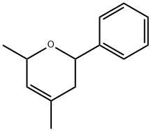 3,6-二氢-4,6-二甲基-2-苯基-2H-吡喃 结构式
