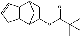 3A,4,5,6,7,7A-六氢-4,7-亚甲基-1H-茚-6-基-2,2-二甲基丙酸酯 结构式