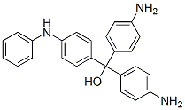 4,4'-diamino-4''-anilinotrityl alcohol Structure