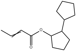 [1,1'-bicyclopentyl]-2-yl 2-butenoate Structure