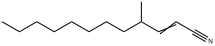4-methyldodec-2-ene-1-nitrile 结构式