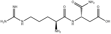 H-ARG-ASN-NH2 结构式