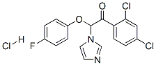 Ethanone,  1-(2,4-dichlorophenyl)-2-(4-fluorophenoxy)-2-(1H-imidazol-1-yl)-,  monohydrochloride  (9CI) 结构式