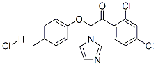 Ethanone,  1-(2,4-dichlorophenyl)-2-(1H-imidazol-1-yl)-2-(4-methylphenoxy)-,  monohydrochloride  (9CI) 结构式