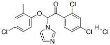 Ethanone,  2-(4-chloro-2-methylphenoxy)-1-(2,4-dichlorophenyl)-2-(1H-imidazol-1-yl)-,  monohydrochloride  (9CI)|