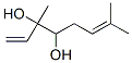 3,7-dimethylocta-1,6-diene-3,4-diol 结构式