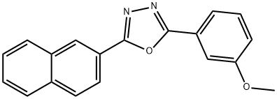 2-(3-methoxyphenyl)-5-(2-naphthyl)-1,3,4-oxadiazole Structure