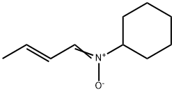 (2E)-2-Butenylidene(cyclohexyl)azane oxide 结构式