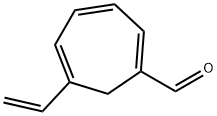 1,3,5-Cycloheptatriene-1-carboxaldehyde, 6-ethenyl- (9CI) Structure