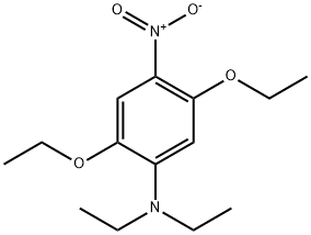 2,5-diethoxy-N,N-diethyl-4-nitroaniline 结构式