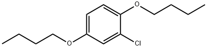 1-氯-2,5-二正丁氧基苯 结构式