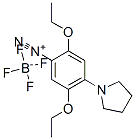 2,5-diethoxy-4-(pyrrolidin-1-yl)benzenediazonium tetrafluoroborate Structure
