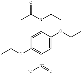N-(2,5-diethoxy-4-nitrophenyl)-N-ethylacetamide 结构式