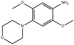 2,5-二甲氧基-4-吗啉苯胺, 68052-18-6, 结构式