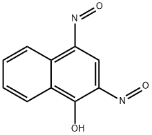 2,4-dinitroso-1-naphthol 结构式
