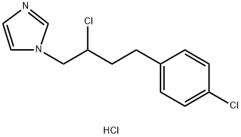 1-[2-氯-4-(4-氯苯基)-丁基]-咪唑, 68055-81-2, 结构式