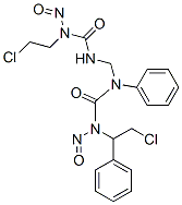 1,1'-Diphenylmethylenebis[3-(2-chloroethyl)-3-nitrosourea] Structure