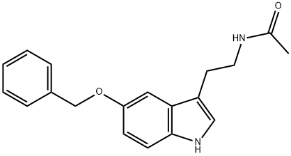 N-ACETYL-5-BENZYLOXYTRYPTAMINE 结构式