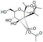 pentaacetyl-alpha-D-glucopyranose 结构式