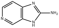 1氢-咪唑并(4,5)吡啶-2-胺, 68074-63-5, 结构式
