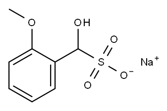 sodium hydroxy(2-methoxyphenyl)methanesulphonate 结构式