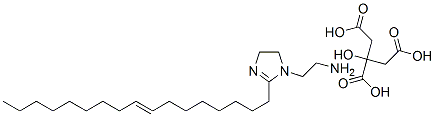 2-heptadec-8-enyl-4,5-dihydro-1H-imidazole-1-ethylamine monocitrate Structure