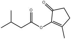 2-methyl-5-oxo-1-cyclopenten-1-yl isovalerate 结构式