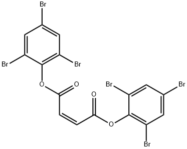 bis(2,4,6-tribromophenyl) maleate 结构式