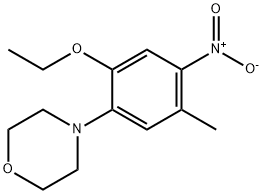 4-(2-ethoxy-5-methyl-4-nitrophenyl)morpholine 结构式